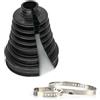 GFBBRDC Kit Cuffia Giunto Omocinetico Universale Divisa, Soffietti Esterni In Gomma Elastica Per Albero Di Trasmissione, Facile Da Montare Con Clip E Pinze Per(Boot)
