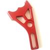 Ekrvuzg Adattatore di staffa per pinza per pinza per freno posteriore per moto per disco da 220 mm e pinza radiale da 82 mm compatibile con RPM Adelin Style Electric(Red)