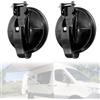 Umllpet 2 supporti per tenda da sole per camper e camper, robusto supporto per base della tenda da sole, compatibile con Thule, Fiamma, adatto per VW T5/T6, Ford Transit, Mercedes Marco Polo, Fiat