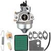 Zhanhai Carburatore adatto per motori Honda GCV160A0 GCV160LA GCV160LA0, accessori di ricambio, con filtro dell'aria filtro carburante guarnizioni linea carburante, sostituire il numero di parte 600