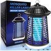 XUNIVERS Lampada Antizanzare Elettrica,UV Zanzariera,lLampada Zanzare Interno Esterno Elettrica per con IPX4 Impermeabile,Trappola per Zanzare,Casa,Patio,Acchiappa Mosche per Giardino,Campeggio