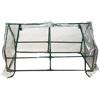 EasyByMall Mini serra, piccola copertura portatile per piante da giardinaggio, in PVC, per interni ed esterni, trasparente, 120 x 60 x 60 cm（Esclusa parentesi）