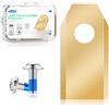 FourShow 36 Lame di Ricambio Compatibili con Rasaerba Robot Ecovacs, Lame di Riserva Resistenti Rivestite in Titanio con Viti, Compatibili con Le Serie Goat G1, O500, O800 e O1200