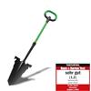 Hammersmith RayzerShovel - Pala con sega per radici per pavimenti duri e pietrosi, con bordo largo, pala da giardino, paletta da giardino con manico morbido al tatto, paletta da giardino