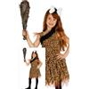 FIESTAS GUIRCA | Costume Cavernicolo Bambini (5-6 Anni) - Vestito e Osso - Costumi Preistorici e da Cavernicolo per Halloween, Carnevale e Feste in Maschera - Ideale per Bambine - Marrone