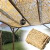 Generico Rete Mimetica Militare 3x4.0m 4x6.0m 6x6.0m, 210D Oxford Rete Mimetica Doppia, Rete di Ombreggiatura Esterna per Giardino, Caccia, Campeggio, Balcone(4.5x6m)