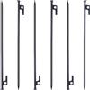 Tsophreniq 6 picchetti in acciaio per esterni, ancoraggi per tende di sabbia, tipo pesante, antiruggine, per campeggio, spiaggia, backpacking, spiaggia, campeggio