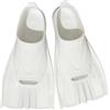 CHTKAGV Pinne a pala corta con scarpetta intera for snorkeling e immersioni(WHITE,XS(35-36))