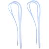 ULTECHNOVO 2 Pezzi Cinturino per Occhialini Subacquei in Silicone Blu con Fibbia Sicura e Comfort per Nuoto Adatto a Piscina e Ambienti Acquatici