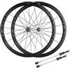 QHYRZE 700C Center Lock Set Di Ruote For Bici Da Corsa Cerchio In Lega Di Alluminio Freno A Disco 9 * 100mm/9 * 135mm QR Ruota For Bicicletta A 8, 9, 10, 11 V(Rot,30mm)