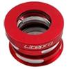 JIASHUNHE Serie Sterzo Serie Sterzo for Bicicletta 44mm BMX Auricolare 1 1/8 Scatola dello sterzo for Bici Pieghevole Set di testine for Ciclismo Cuscinetto Piantone in Lega Alluminio(LP Red)