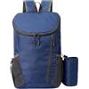 Generic Zaino da trekking impermeabile - 20 l leggero pieghevole da escursionismo - borse all'aperto per montagna campeggio escursionismo scout porttage, Blu scuro, Se référer à la description,