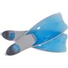 CHTKAGV Pinne for nuoto a lama lunga, pinne for snorkeling e immersione(Transparent powder,44-46)