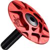JIASHUNHE Serie Sterzo Cappucci Stelo Cuffia Bici in Alluminio con Viti for MTB Copribici da Montagna Strada Tappo Superiore Accessori Tune-cap(Orange)