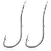 FZL02068LM Forte tagliente 25~100 pezzi Ami da pesca Baitholder vivi senza occhiello con gambo ardiglione offset Ami da pesca(Size-10 Gap 5.45mm,100 Pcs)