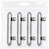 Trend Sinker Piombo Agua'J per Pesca alla Traina, Zavorra Idrodinamica con Mollette Versatili, Applicabile su Lenza e Fili di Diverso Diametro, Kit 2 pz,4 pz e 6 pz. (Grey - 6 PZ, 150 gr)