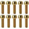 Tsophreniq 10 viti M6 x 20 mm per biciclette, viti a testa conica, con rondelle, per strada, mountain bike, biciclette, bulloni viti