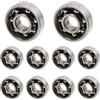 Tsophreniq 10Pcs di Alta Precisioni In Acciaio Miniatura Aperto Cuscinetto di Ricambio Profondamente Scanalature Cuscinetti A Sfera Skateboards Accessori Miniatura Aperto