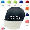 AQASKIN - Cuffie Nuoto Personalizzate - Cuffie in Poliestere Personalizzabili - Confezioni da 50pz - Cuffia Piscina Unisex - Personalizzazioni con il Tuo Logo (100, Nero)