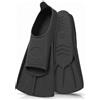 Bcuuozeeing Pinne corte in silicone, unisex, per nuoto, acque libere, snorkeling, per adulti e bambini principianti (grigio chiaro, XXXS (24-26))