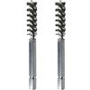 Tsophreniq 2/4 spazzole per tubi da golf, in acciaio inox, con testa per mazze da golf, spazzola elettrica per trapano elettrico per ferro e legno