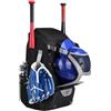 Generisch Zaino da baseball, borsa leggera per mazza da softball con scomparto per scarpe, borsa da baseball con gancio per recinzione, per adolescenti, calcio, sport, giochi scolastici, spallacci regolabili