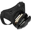 Generic Borsa coscia, borsa con gamba robusta, borsa regolabile con 2 tasche con cerniera per viaggi tour escursionismo campeggio all'aperto pendolari