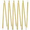 AQCDPJYU Palo for Tenda Regolabile in Fibra di Carbonio e Fibra di Vetro, Diametro 8,5 mm, 3,2-4,1 m, Multicolore for Campeggio(1pcs X 3.4m Gold)