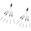 Tsophreniq 2 pezzi 5 braccio rigs testa nuoto esche gruppo esche da pesca Snapping girelle spinner esche da pesca rig per uso a lungo termine ombrello rig rete blu