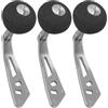 INOOMP Manico Manovella per di Lega da Mulinello in e Alluminio Pesca Leggero Ergonomico, Set 3 Pezzi per Sostituzione su Mulinelli Baitcasting e Surfcasting