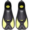 Generisch Pinne da snorkeling, pinne corte per adulti, pinne da nuoto con piede completo e copertura del tallone, taglia da viaggio, per immersioni, nuoto, pinne da allenamento per snorkeling, immersioni