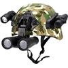 BeVistoso Casco balistico per bambini Airsoft Army con torcia telescopica per gioco, mimetico, leggero con guide per accessori