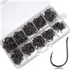 Tsophreniq 100/500 ami da pesca spinati per pesca alla carpa, resistenti agli occhi, per pesca alla carpa in acqua salata e d'acqua dolce
