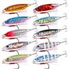 Generic XILILHC 10PCS Metallo Jig Pesi di Richiamo di Pesca 10g-50g Traina Esca Dura Bass Esche da Pesca Affrontare Trota Jigging Lure Maschere Esche di Acqua Salata(C-2 Hooks,20G)