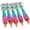 YROHGKPN 5 esche per gamberetti, esche per calamari, 5,8 cm, 3,1 g, amo per pesca in acqua salata