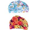 Vaguelly Cuffia da Nuoto Facile da Indossare 2 Pezzi in Nylon Plissettata per Donne e Ragazze per Vacanze Estive e Accessori Mare