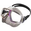 Generico Set di maschere for immersioni subacquee, occhialini da snorkeling e nuoto regolabili for subacquei(Transparent)