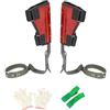 Nadsrpn Spikes - Treppiedi da arrampicata per scarpe, stivali | Attrezzatura per alberi, guanti, pedali in acciaio, cinture per gambe