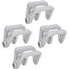 Tsophreniq Barriera per barche a pontone regolabile rapidamente Supporto appendiabiti Barriera accessorio Barriera Clip regolabile Binari Tacchetti Bumper Clip