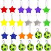 Yolistar 24 Pezzi Ciondolo Riflettente di Sicurezza, Ciondolo Riflettente per Bambini, Portachiavi Calcio, Adatto per Zaini Scolastici, Animali Domestici, Adulti Bambini Notte Camminata Corsa
