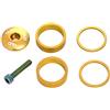 JIASHUNHE Serie Sterzo MTB Bike STEM Top cap Cuffie Spacer Kit Forcella in Alluminio Anello 28mm 2mm 5mm 10mm Cover Tool(Red 2mm 10mm)