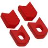 Tsophreniq Copertura per pedivella per biciclette da strada Manicotto in silicone antipolvere Chainwheel Crank Protector Bike Guarnitura Copertura protettiva per biciclette Protezione per braccio