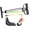 Generic Fascia di resistenza a pedale, attrezzo per l'allenamento dei muscoli addominali - Attrezzatura elastica regolabile antiscivolo per allenamento dimagrante per gambe e braccia stretching fitness uso