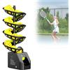 Generic Lanciatore di palline da tennis, intervallo di 3,5 secondi, capacità di 33 palline, batteria 10H, telecomando, altezza regolabile, compagno di allenamento