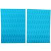 Tsophreniq 2 pezzi antiscivolo tavola da surf skimboard trazione pad schiuma Trimmable Deck Deck Grip Tail Pad coda tavola da surf presa facile da usare