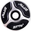 JIASHUNHE Serie Sterzo MTB Della Bici Strada In Lega di Alluminio Coperchio Ciotola Tappo Superiore Dello Stelo Copertura Cuffia for Forcella 1-1/8 Filorità Bicicletta Auricolare parti ciclismo(Black-3)