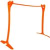LALAFINA Set di Ostacoli per Allenamento Calcio in Plastica Arancione Base Stabile e Regolabile in 3 Livelli per Esercizi di Agilità e Resistenza Outdoor