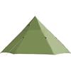 Generico Tenda da campeggio a piramide esagonale, portatile, pieghevole, grande, spessa, antipioggia(Black)