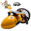 Generic Scooter Subacqueo da 300/500 W, Booster per Immersioni e Nuoto con Batterie al Piombo da 6 Ah e 2 Occhialini da Nuoto, Veicolo Subacqueo a Propulsione per Piscina, Immersioni, Snorkeling e Avven 500W