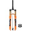 LHHL Forcella Ammortizzata ad Aria per Mountain Bike 26 27,5 29 Corsa 120mm Forcelle Anteriore per Bicicletta Tubo Conico Sgancio rapido 9 * 100mm Freno a Disco per MTB XC AM(B,26'')